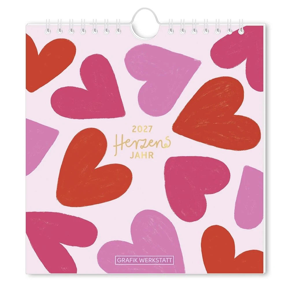 Postkartenkalender: Postkartenkalender 2027 Herzensjahr
