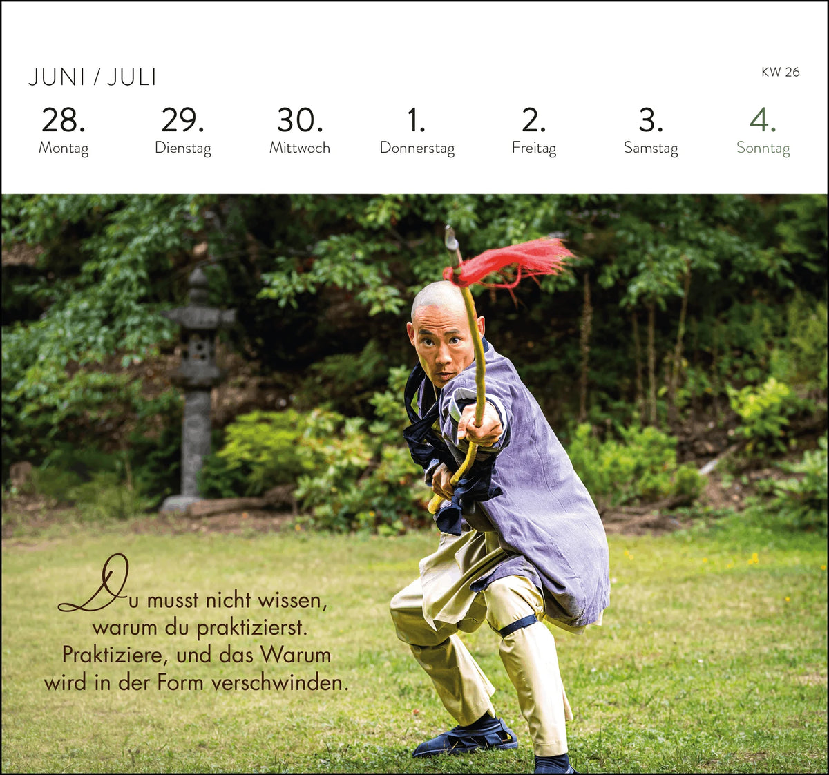 Postkartenkalender 2027: Shaolin Spirit – Ansicht