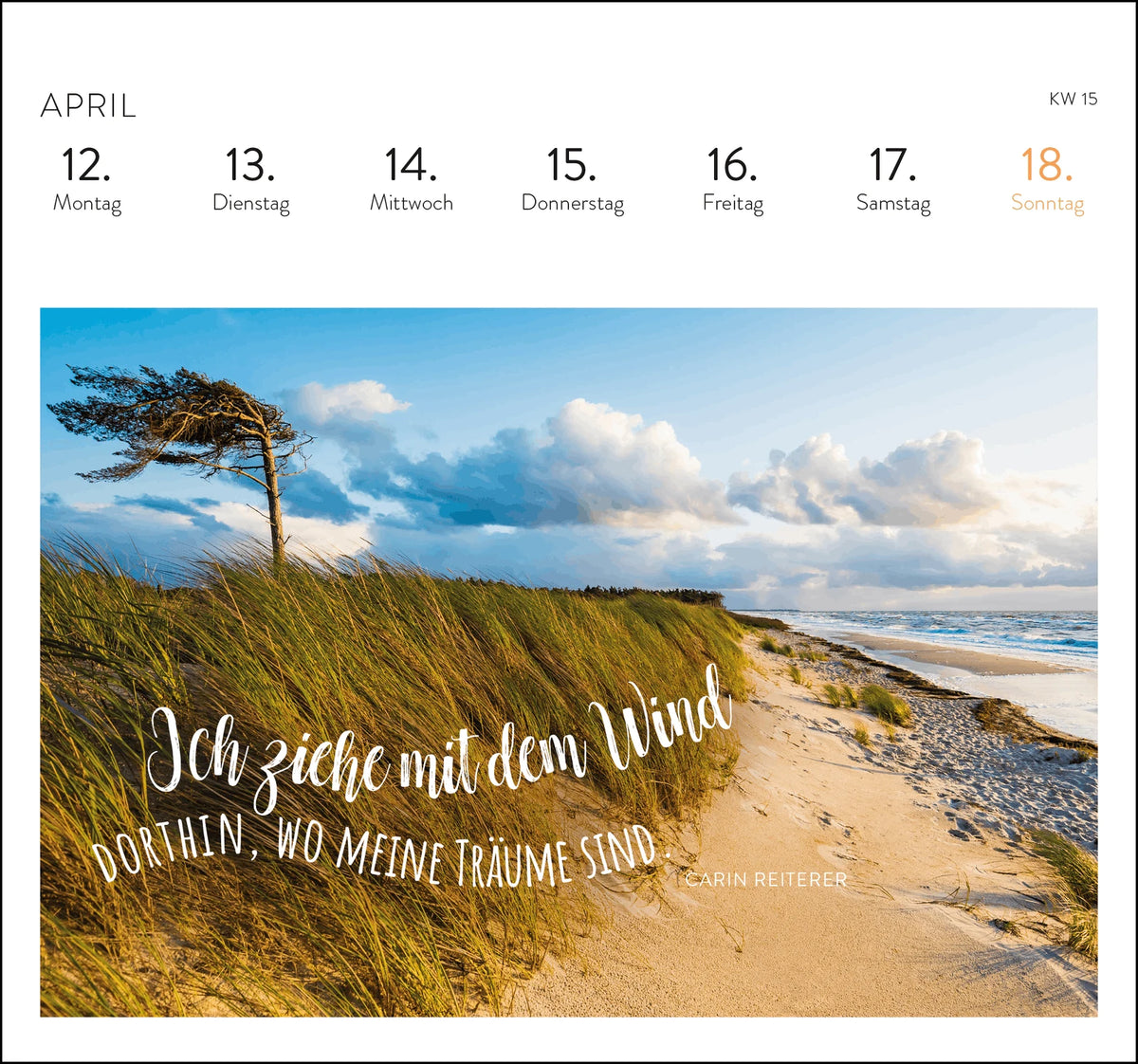 Postkartenkalender 2027: Träume vom Meer – Ansicht