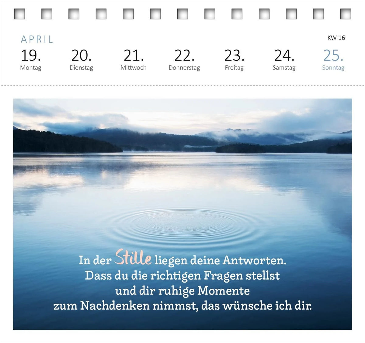 Postkartenkalender Ich wünsch dir was 2027 – Ansicht