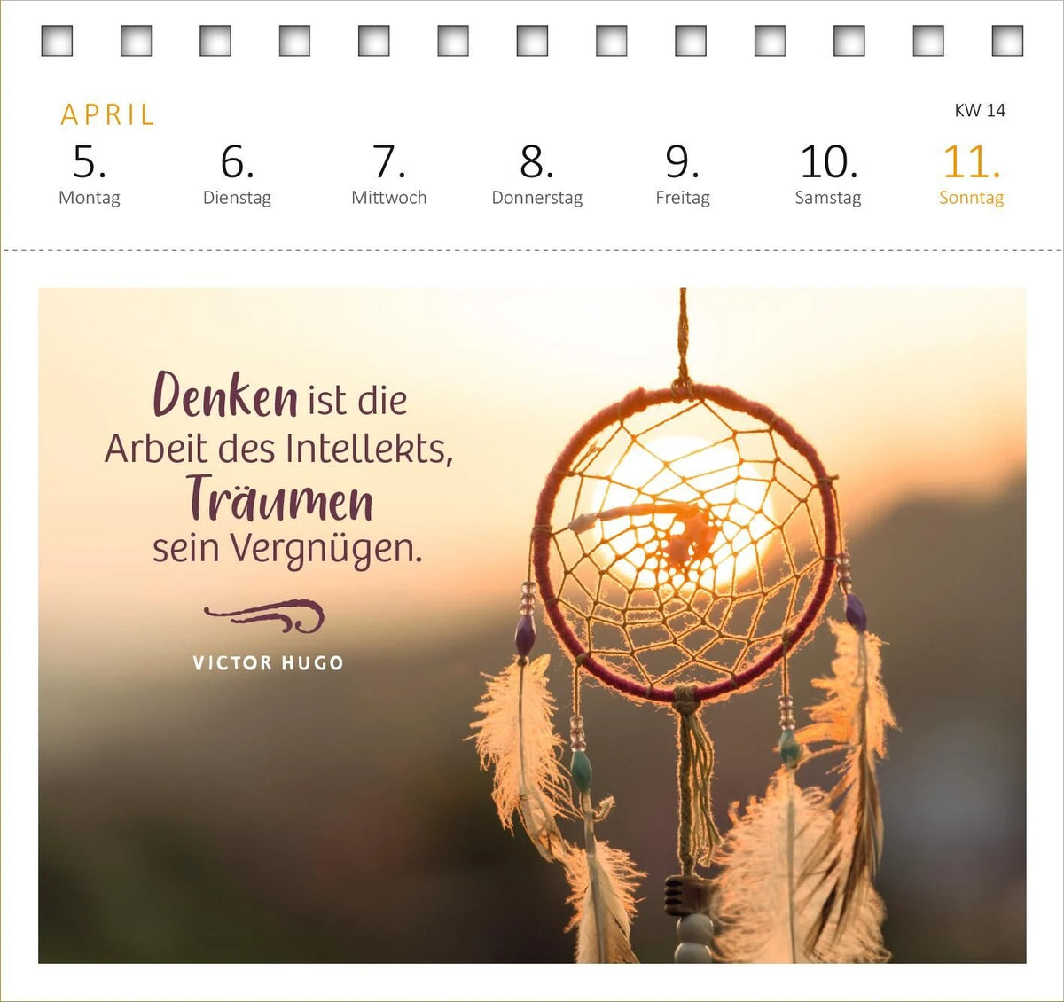 Postkartenkalender Innere Stärke 2027 – Ansicht