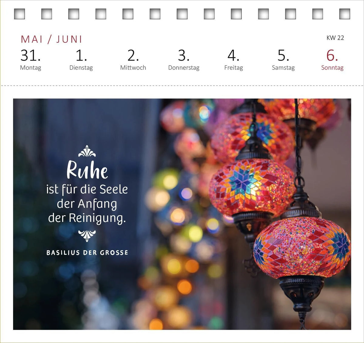 Postkartenkalender Innere Stärke 2027 – Ansicht