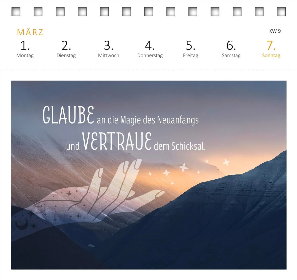 Postkartenkalender Mein magisches Jahr 2027 – Ansicht