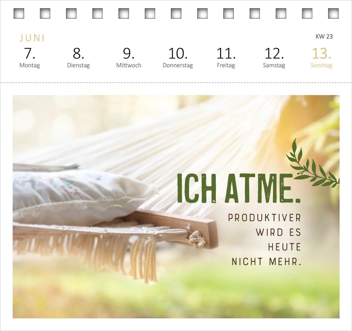 Postkartenkalender Meine Schokoladenseite hab ich aufgegessen. 2027 – Ansicht