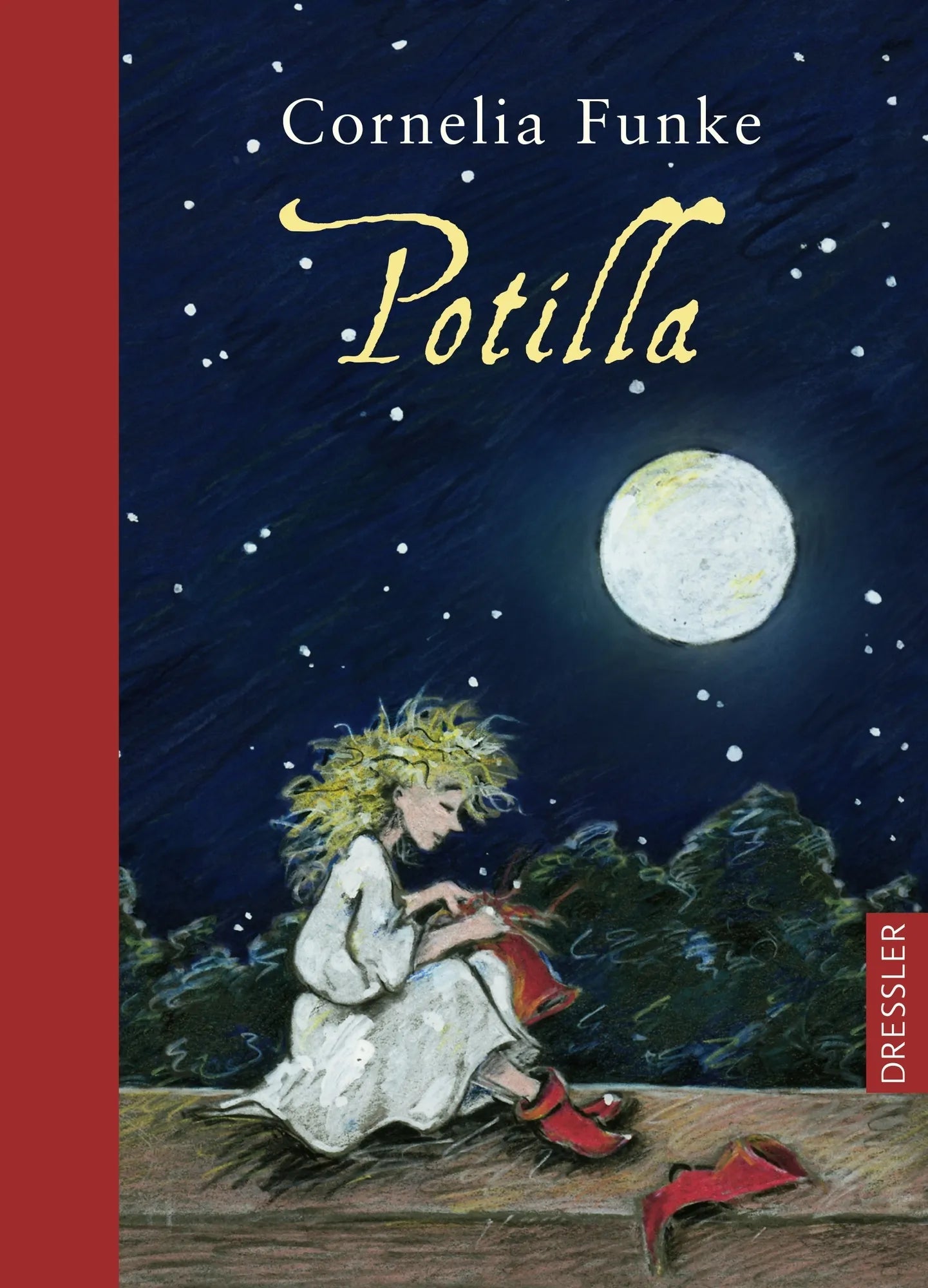 Buchcover von 'Potilla und der Mützendieb' - Gebundene Ausgabe von Cornelia Funke