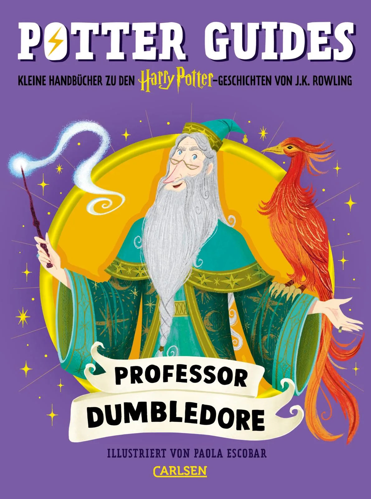 Buchcover von 'Potter Guides: Professor Dumbledore' - Gebundene Ausgabe von J.K. Rowling