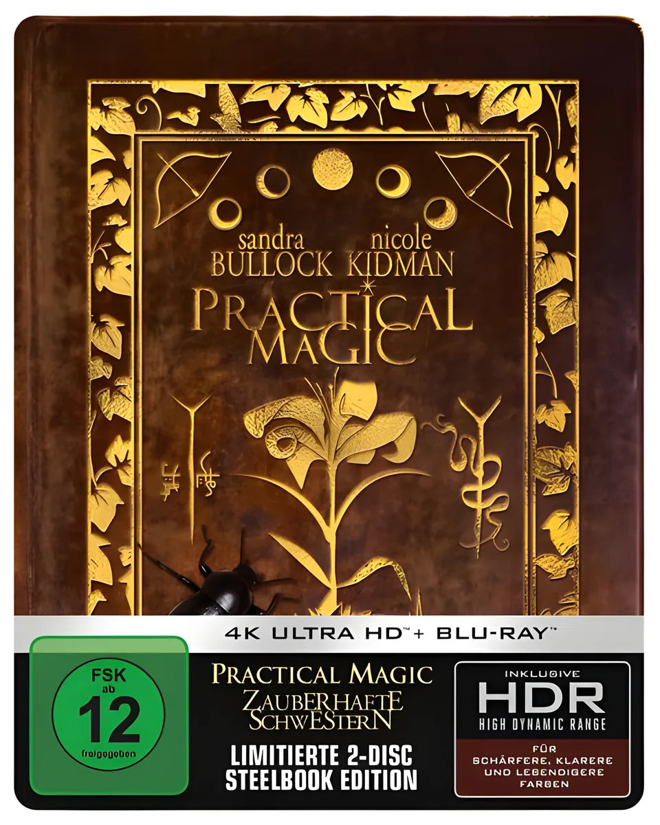 4K UHD Blu-ray-Cover: Practical Magic: Zauberhafte Schwestern - Steelbook. Regie: Griffin Dunne