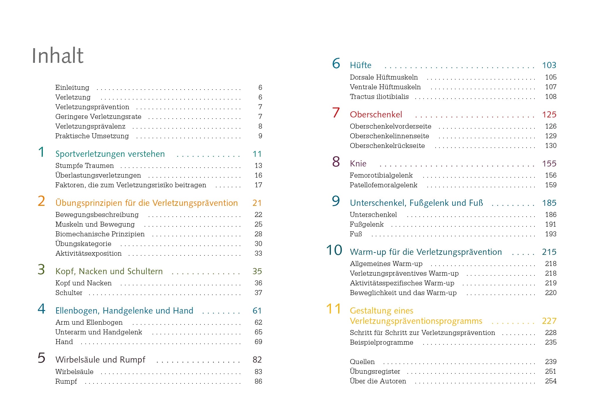 Innenansicht von 'Prävention von Sportverletzungen – Anatomie' - Taschenbuch