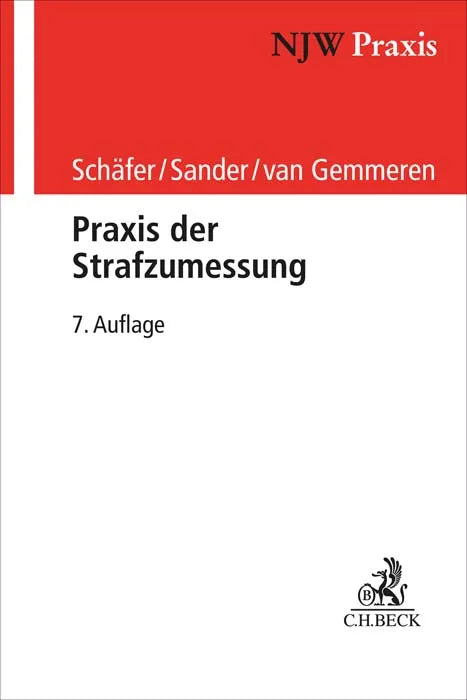 Buchcover von 'Praxis der Strafzumessung' - Taschenbuch von Gerhard Schäfer