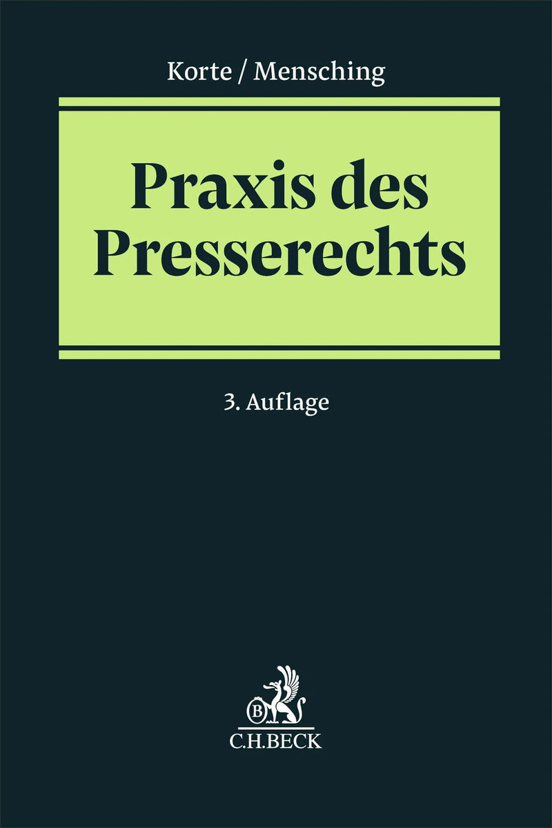 Praxis des Presserechts