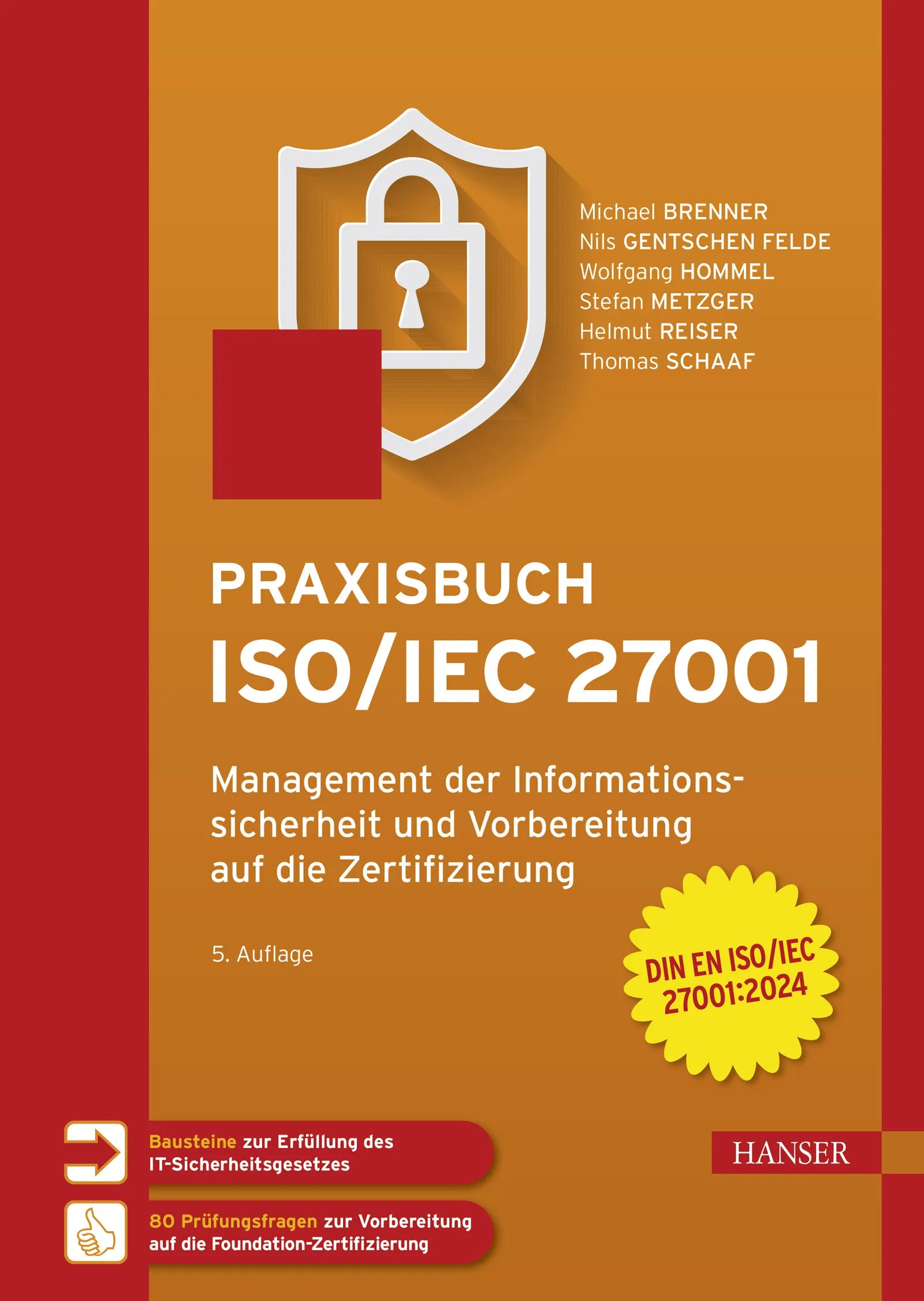 Cover: Praxisbuch ISO/IEC 27001 (E-Book) von Michael Brenner