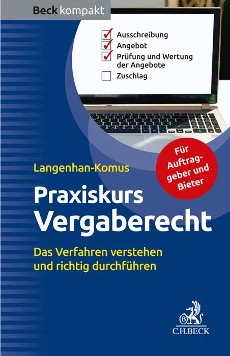 Buchcover von 'Praxiskurs Vergaberecht' - Taschenbuch von Maike Langenhan-Komus