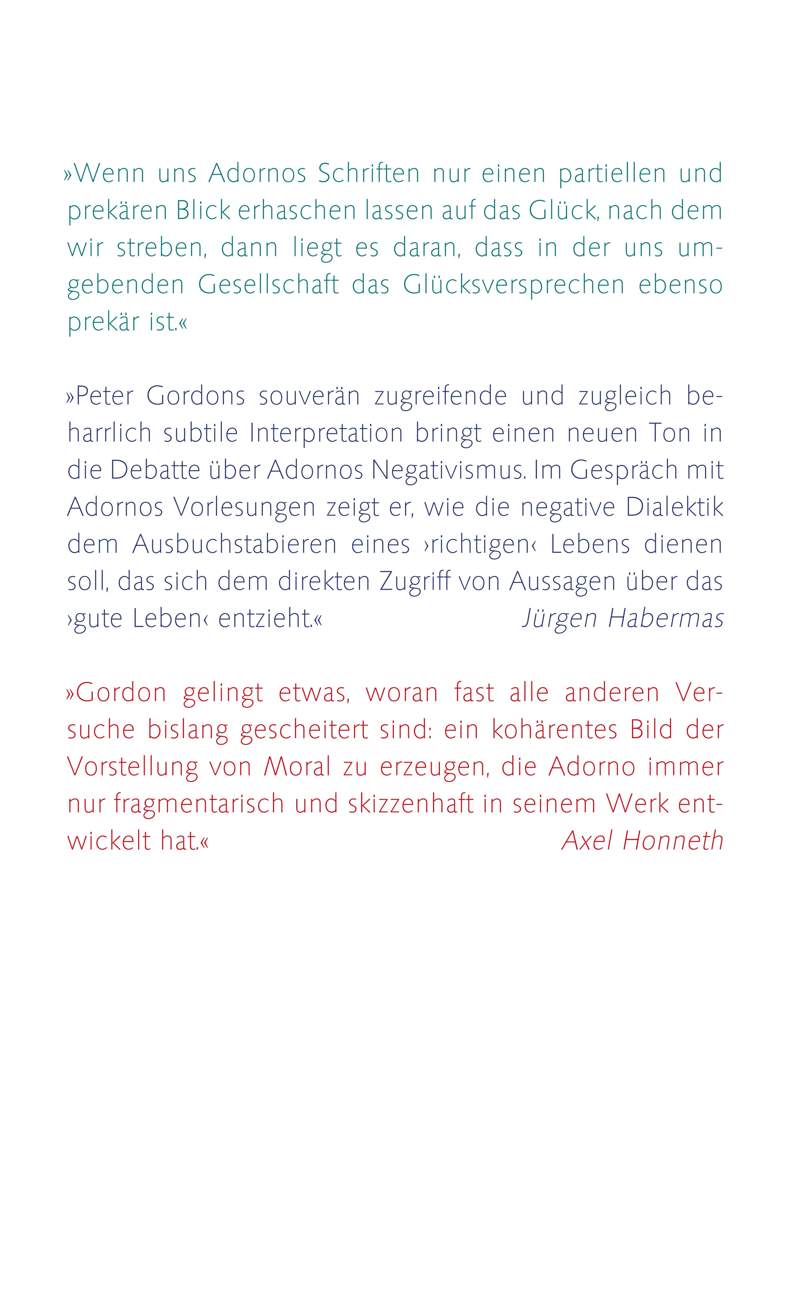 Buchrückseite von 'Prekäres Glück' mit Klappentext - Gebundene Ausgabe