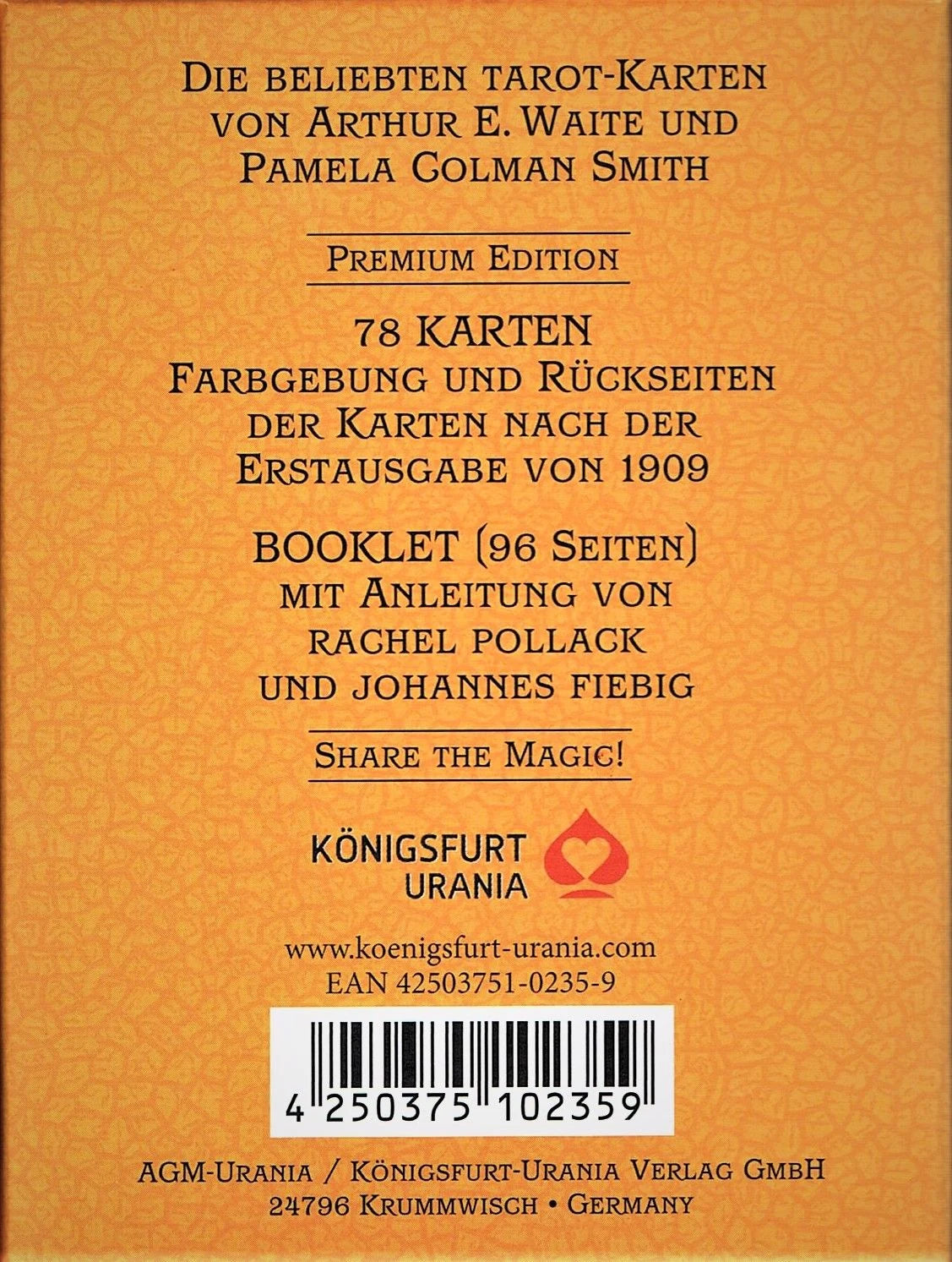 Premium Tarot von A.E. Waite – Ansicht