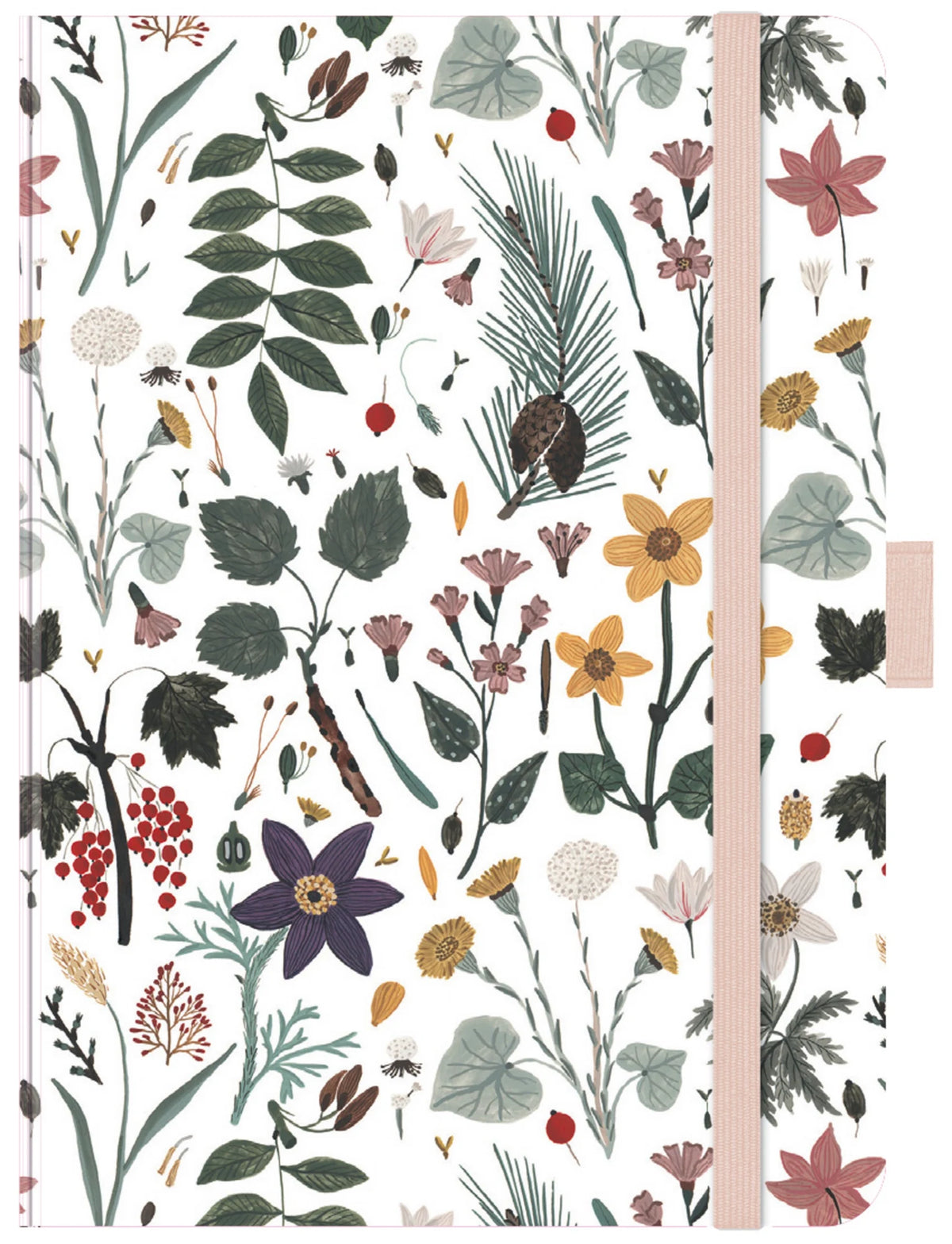 Taschenkalender: Premium Timer Midi "Botanical Study" 2027