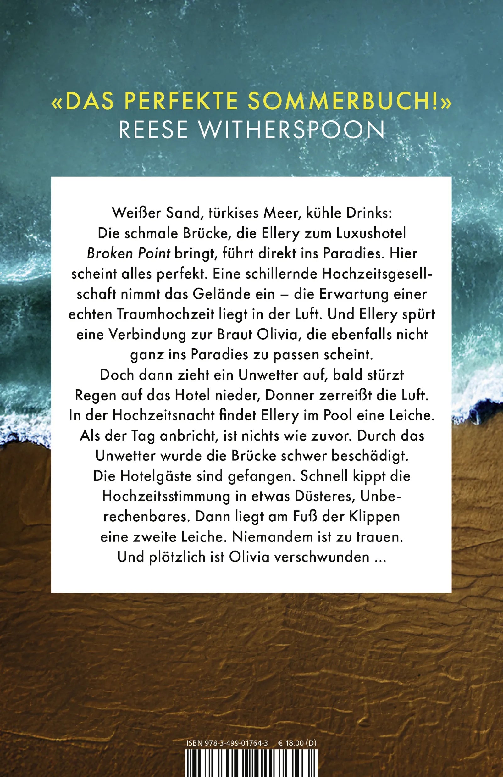 Buchrückseite von 'Pretty Perfect' mit Klappentext - Paperback