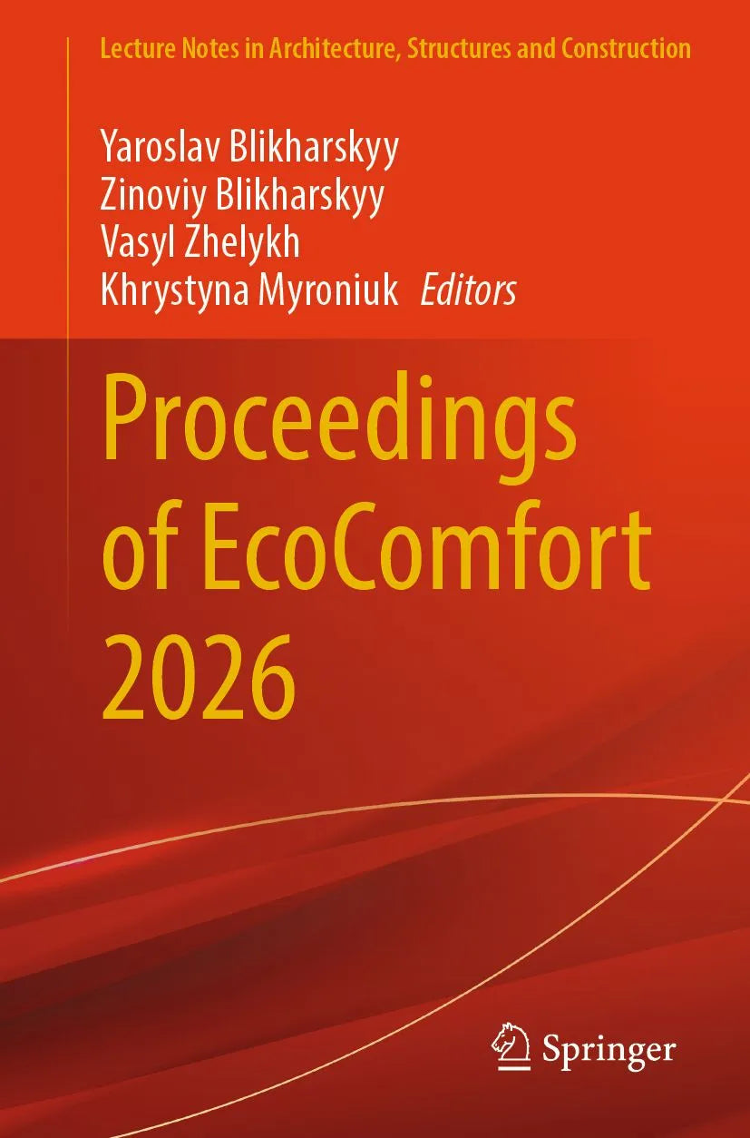 Cover: Proceedings of EcoComfort 2026 (E-Book) von Yaroslav Blikharskyy