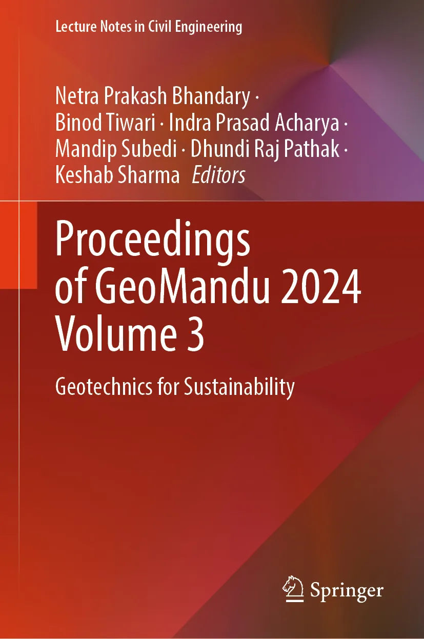 Cover: Proceedings of GeoMandu 2024 Volume 3 (E-Book)