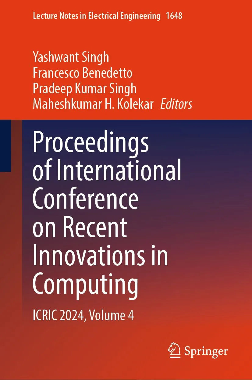 Cover: Proceedings of International Conference on Recent Innovations in Computing (E-Book) von Yashwant Singh