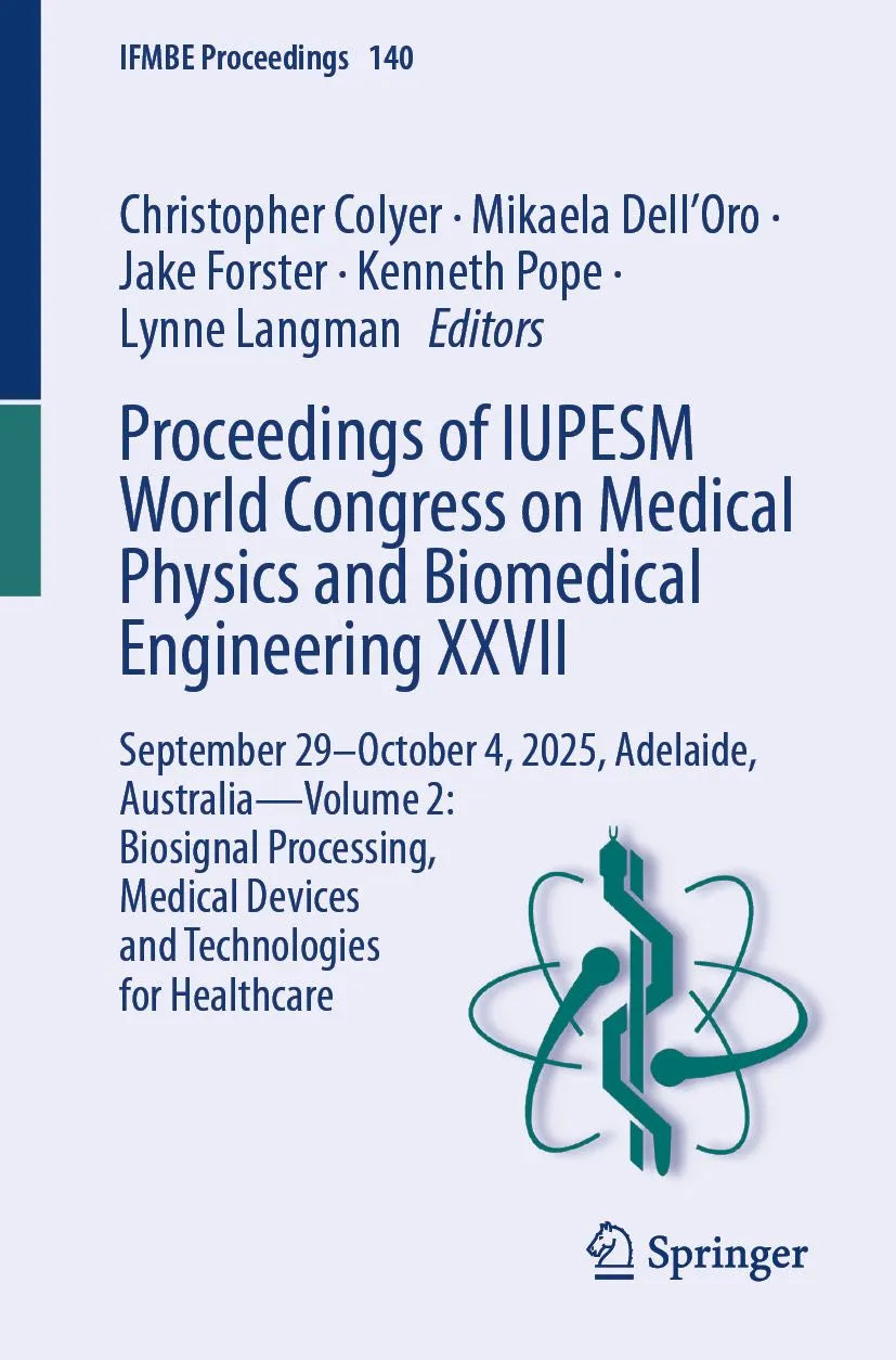 Cover: Proceedings of IUPESM World Congress on Medical Physics and Biomedical Engineering XXVII (E-Book) von Christopher Colyer
