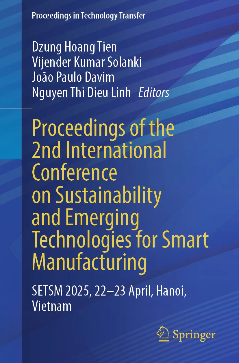 Cover: Proceedings of the 2nd International Conference on Sustainability and Emerging Technologies for Smart Manufacturing (E-Book)