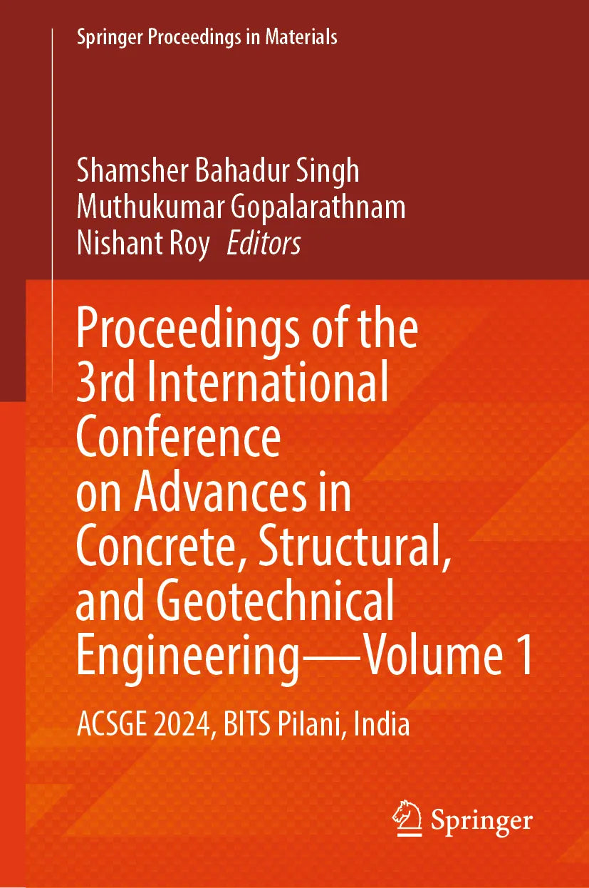 Cover: Proceedings of the 3rd International Conference on Advances in Concrete, Structural, and Geotechnical Engineering—Volume 1 (E-Book)