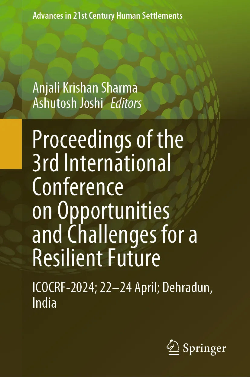 Cover: Proceedings of the 3rd International Conference on Opportunities and Challenges for a Resilient Future (E-Book)