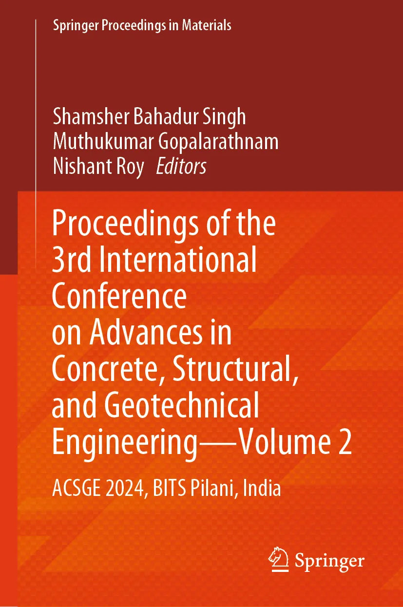 Cover: Proceedings of the 3rd International Conference on Advances in Concrete, Structural, and Geotechnical Engineering—Volume 2 (E-Book)