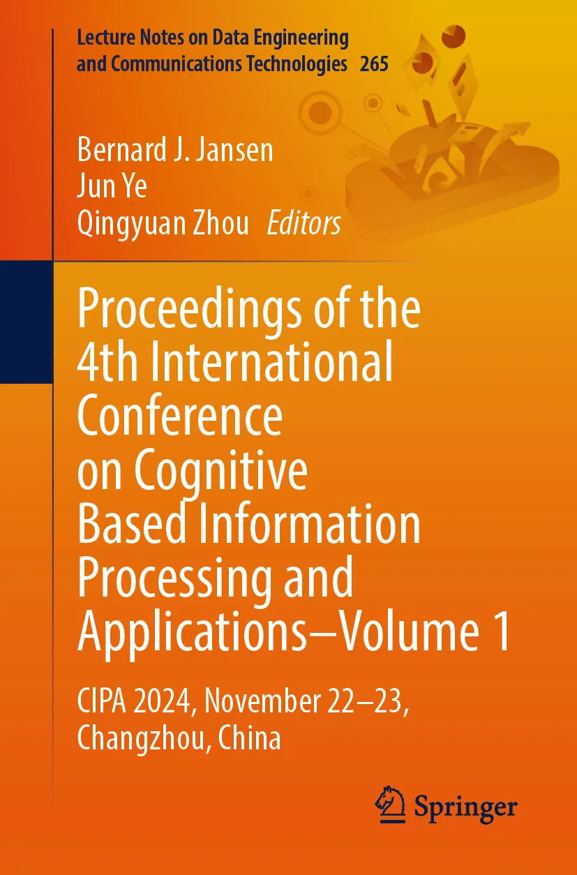Cover: Proceedings of the 4th International Conference on Cognitive Based Information Processing and Applications–Volume 1 (E-Book)