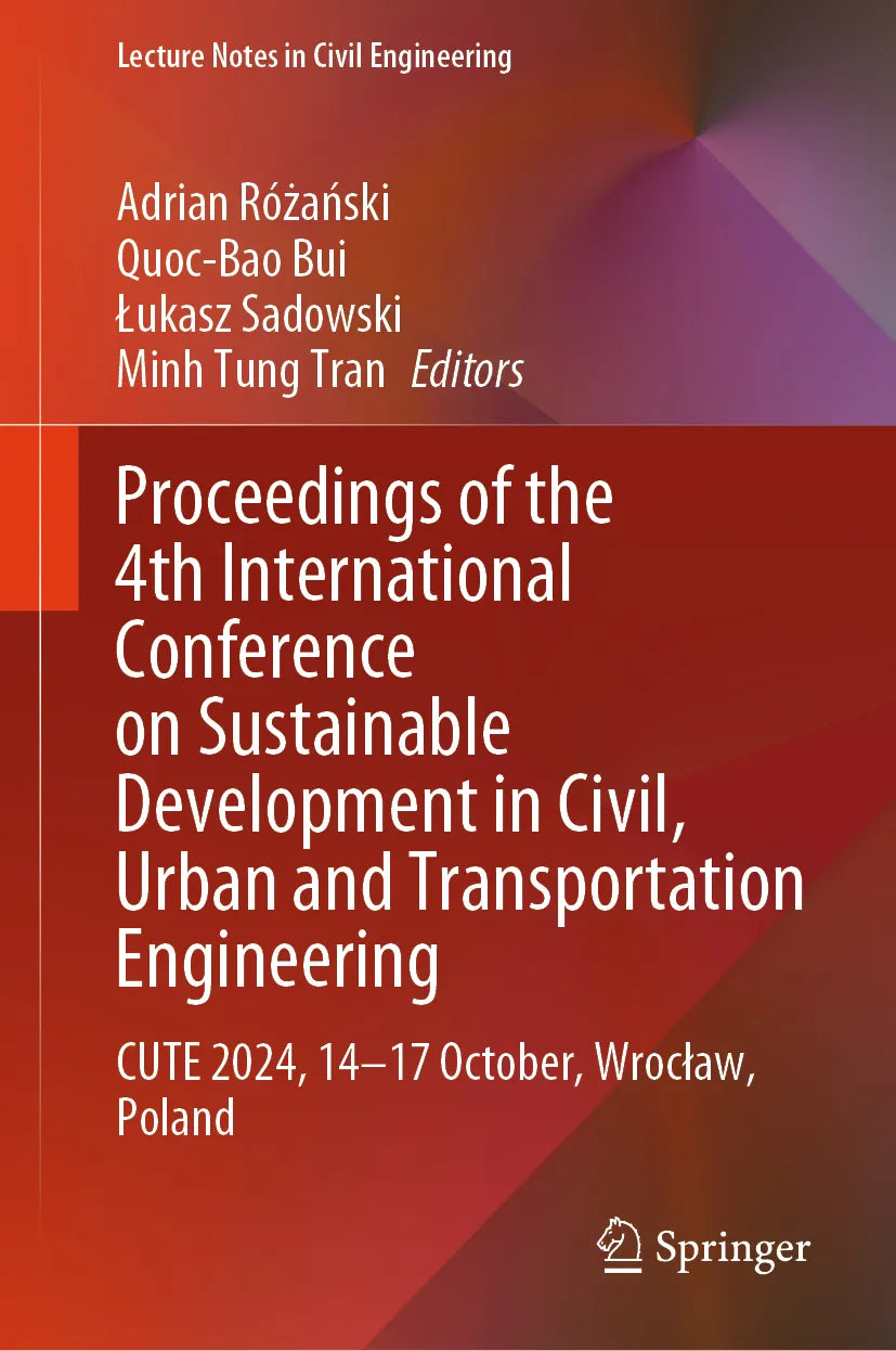 Cover: Proceedings of the 4th International Conference on Sustainable Development in Civil, Urban and Transportation Engineering (E-Book)