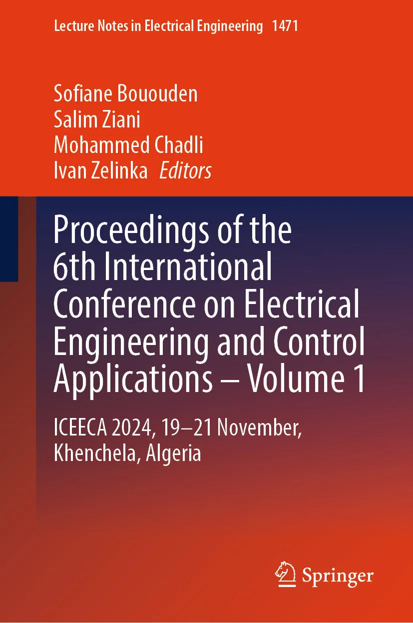 Cover: Proceedings of the 6th International Conference on Electrical Engineering and Control Applications – Volume 1 (E-Book)