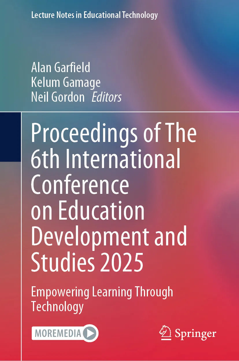Cover: Proceedings of The 6th International Conference on Education Development and Studies 2025 (E-Book)