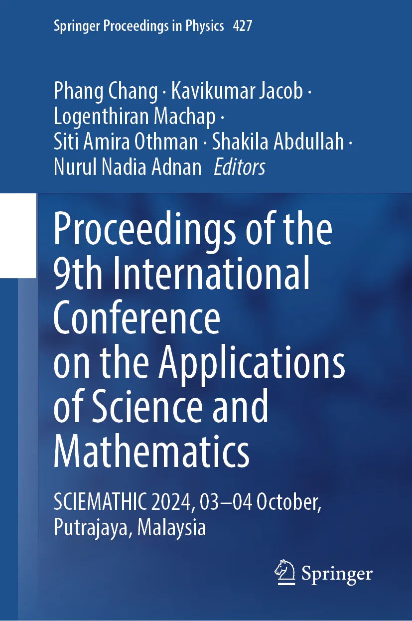 Cover: Proceedings of the 9th International Conference on the Applications of Science and Mathematics (E-Book)