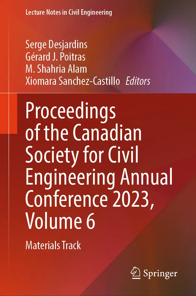 Cover: Proceedings of the Canadian Society for Civil Engineering Annual Conference 2023, Volume 6 (E-Book)
