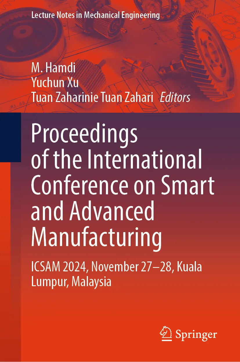 Cover: Proceedings of the International Conference on Smart and Advanced Manufacturing (E-Book)