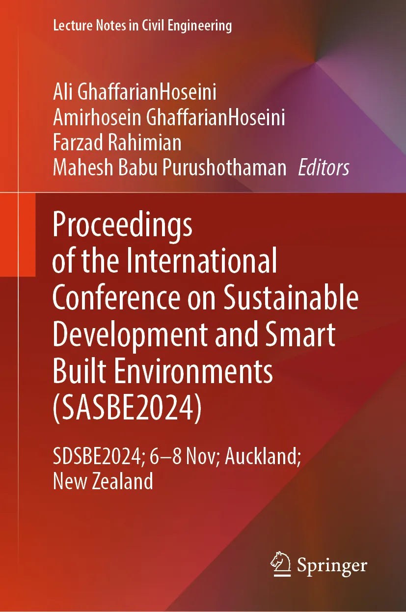 Cover: Proceedings of the International Conference on Smart and Sustainable Built Environment (E-Book)