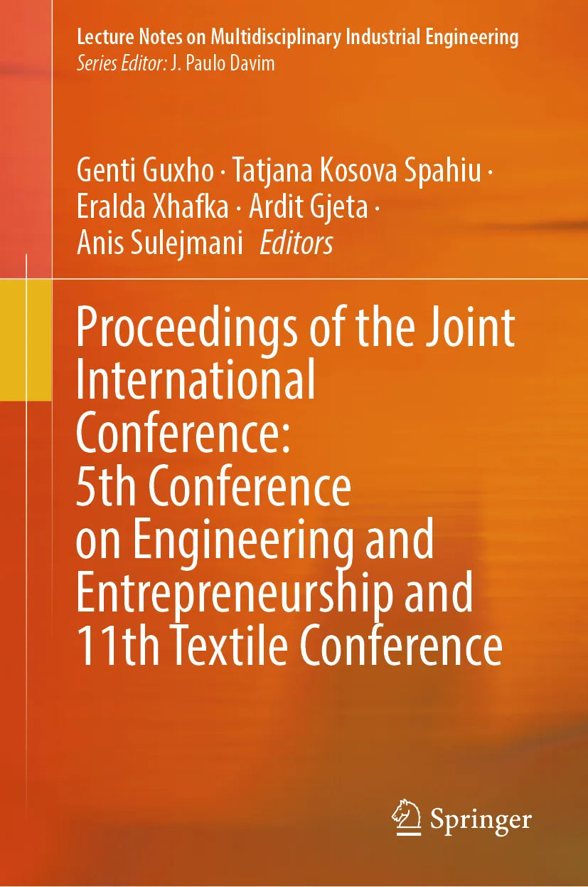 Cover: Proceedings of the Joint International Conference: 5th Conference on Engineering and Entrepreneurship and 11th Textile Conference (E-Book)