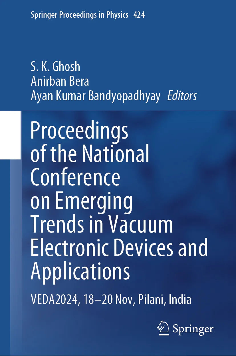 Cover: Proceedings of the National Conference on Emerging Trends in Vacuum Electronic Devices and Applications (E-Book)