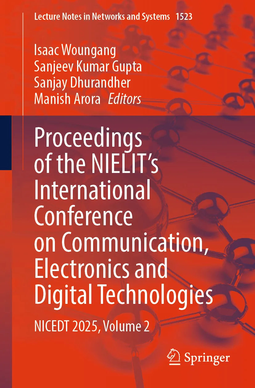 Cover: Proceedings of the NIELIT’s International Conference on Communication, Electronics and Digital Technologies (E-Book)