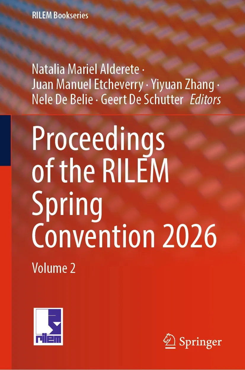 Cover: Proceedings of the RILEM Spring Convention 2026 (E-Book) von Natalia Mariel Alderete