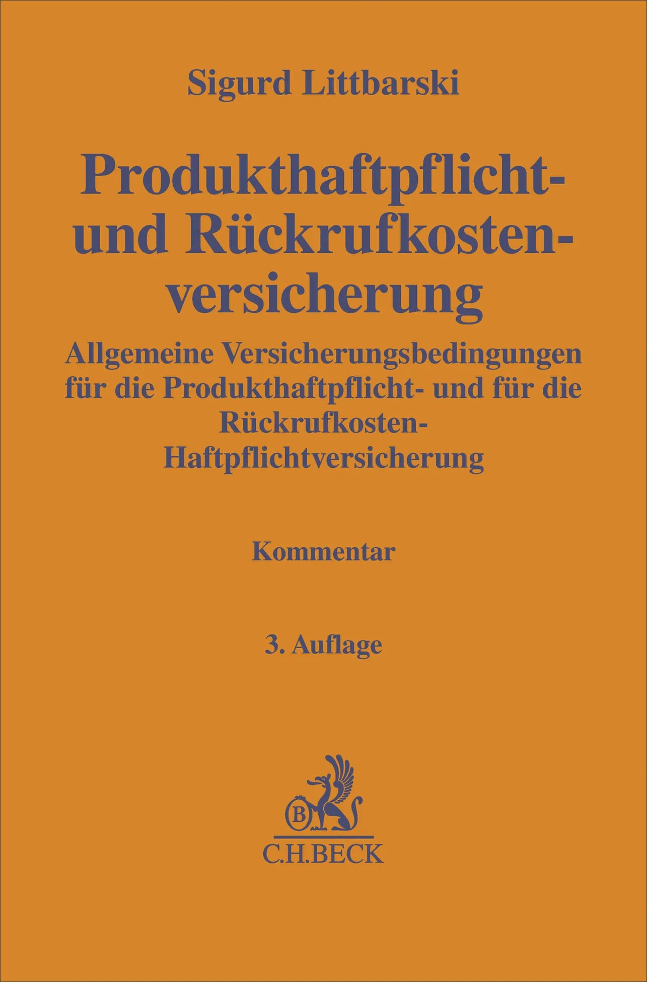 Buchcover von 'Produkthaftpflicht- und Rückrufkostenversicherung' - Gebundene Ausgabe von Sigurd Littbarski