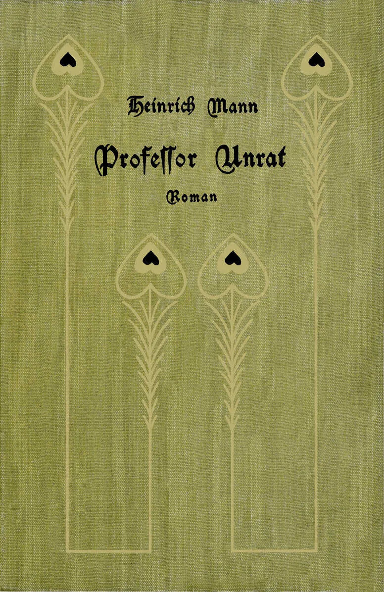 Buchcover von 'Professor Unrat' - Gebundene Ausgabe von Heinrich Mann