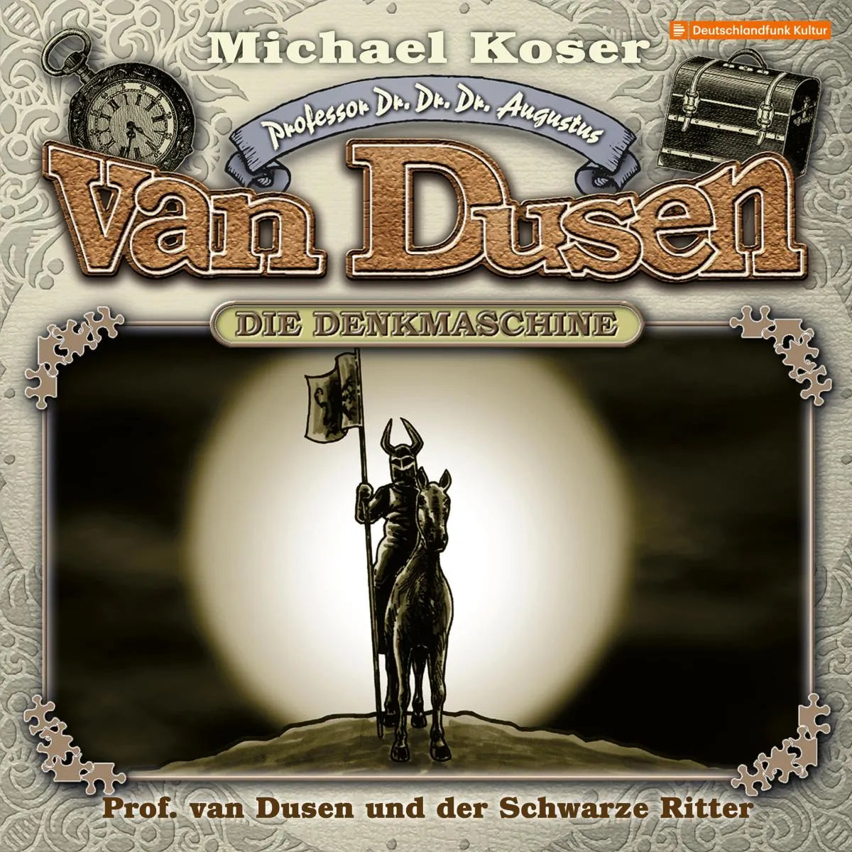 Cover: Professor van Dusen und der Schwarze Ritter (Hörbuch Download) von Michael Koser