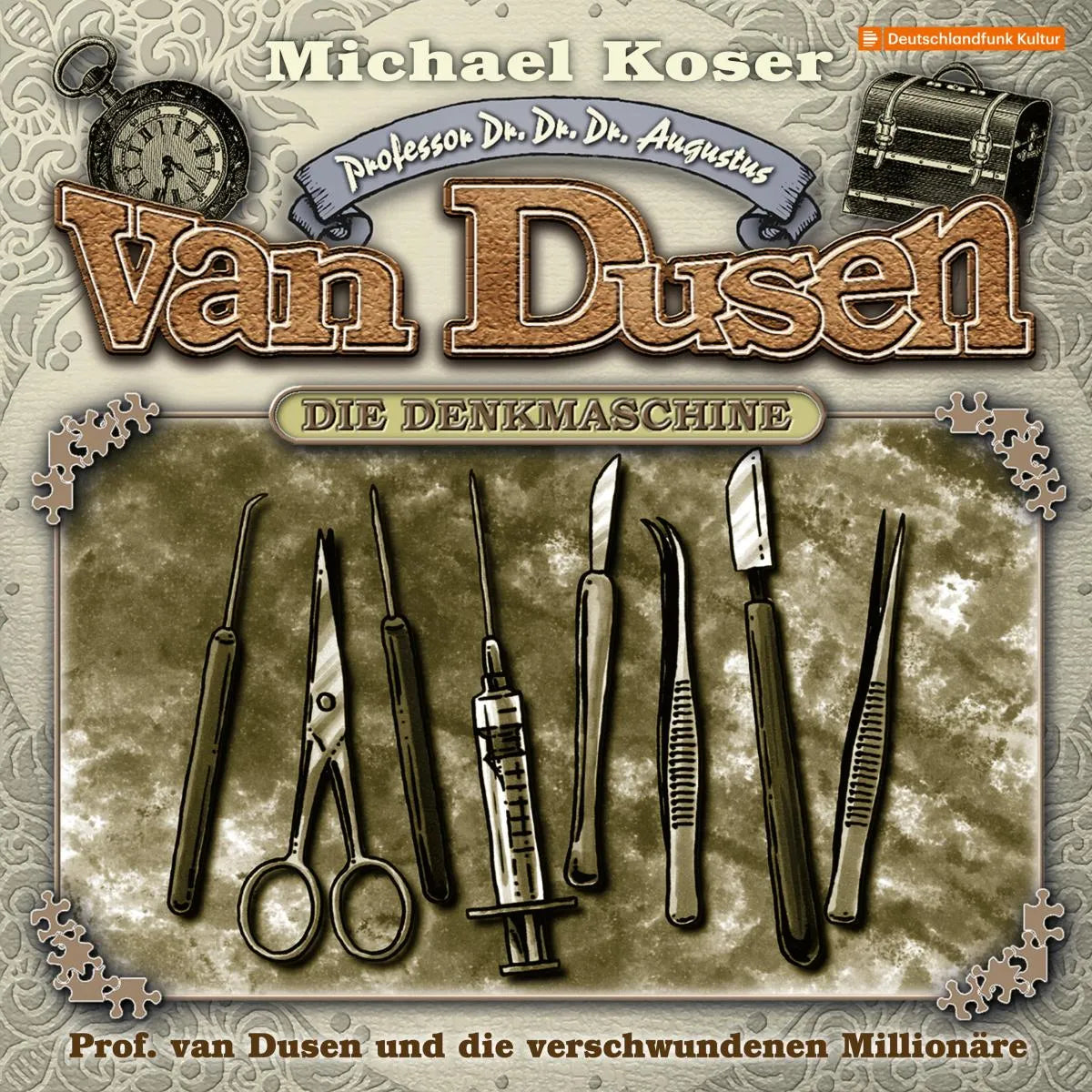 Cover: Professor van Dusen und die verschwundenen Millionäre (Hörbuch Download) von Michael Koser