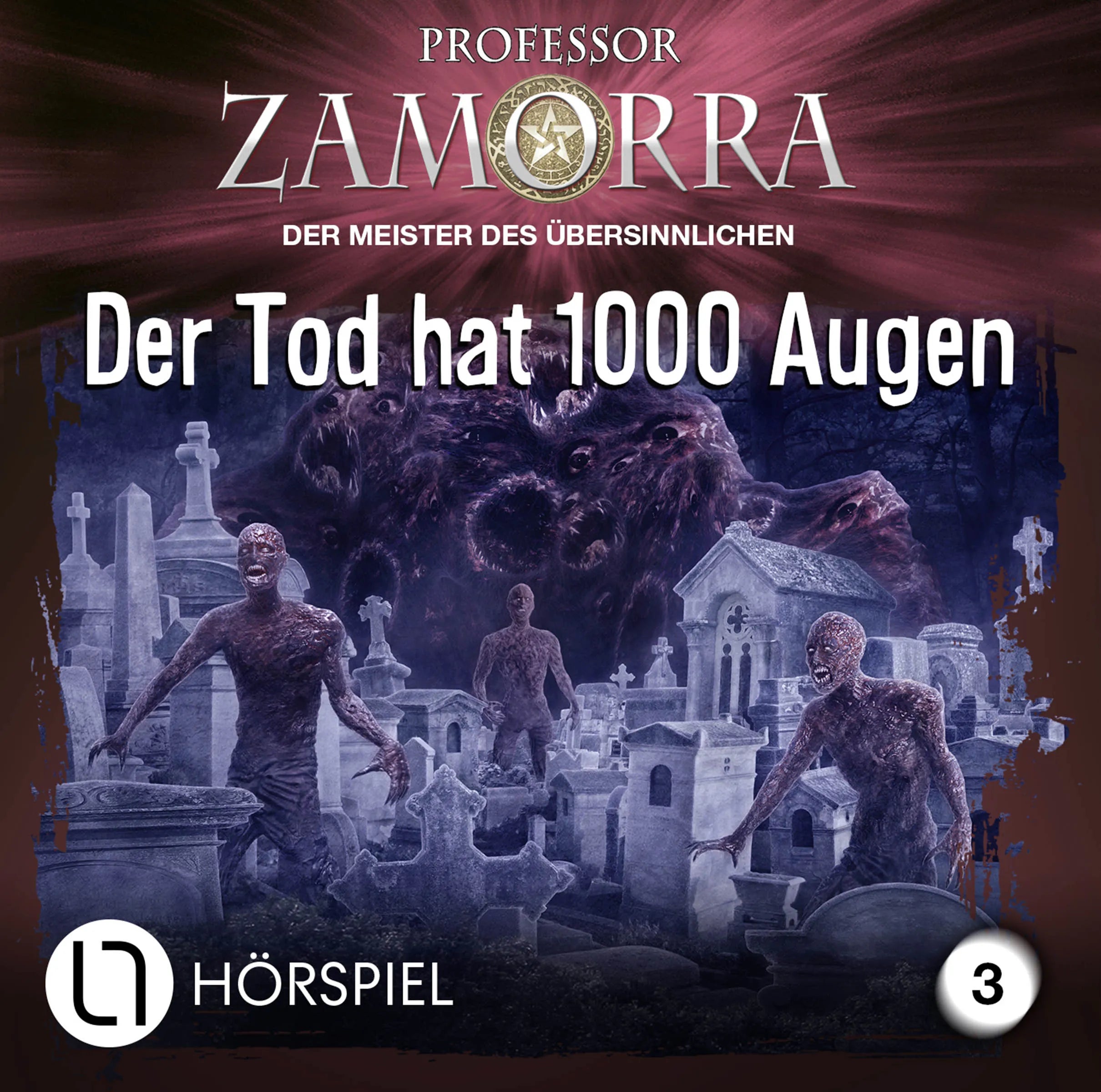 Buchcover von 'Professor Zamorra - Folge 3' - Hörbuch (CD) von Michael Breuer