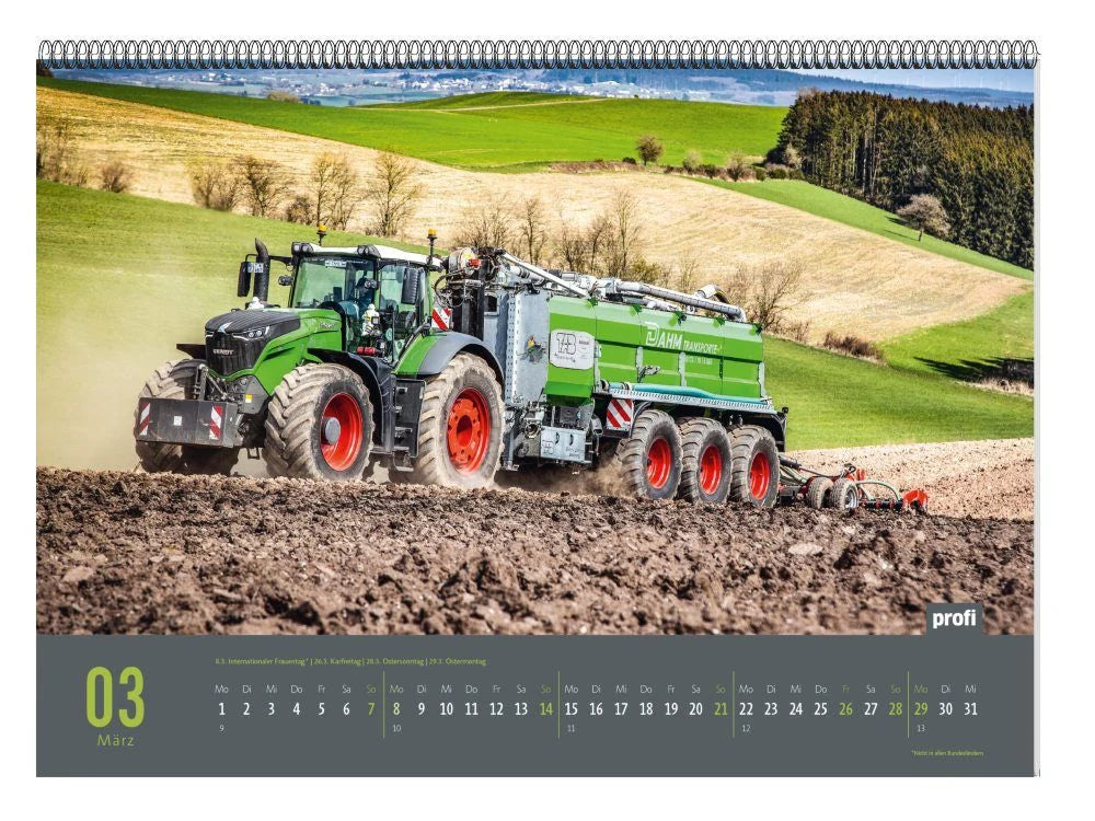 profi Landtechnikkalender 2027 – Ansicht
