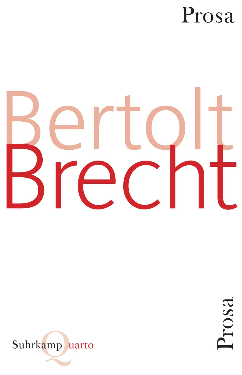Buchcover von 'Prosa' - Taschenbuch von Bertolt Brecht
