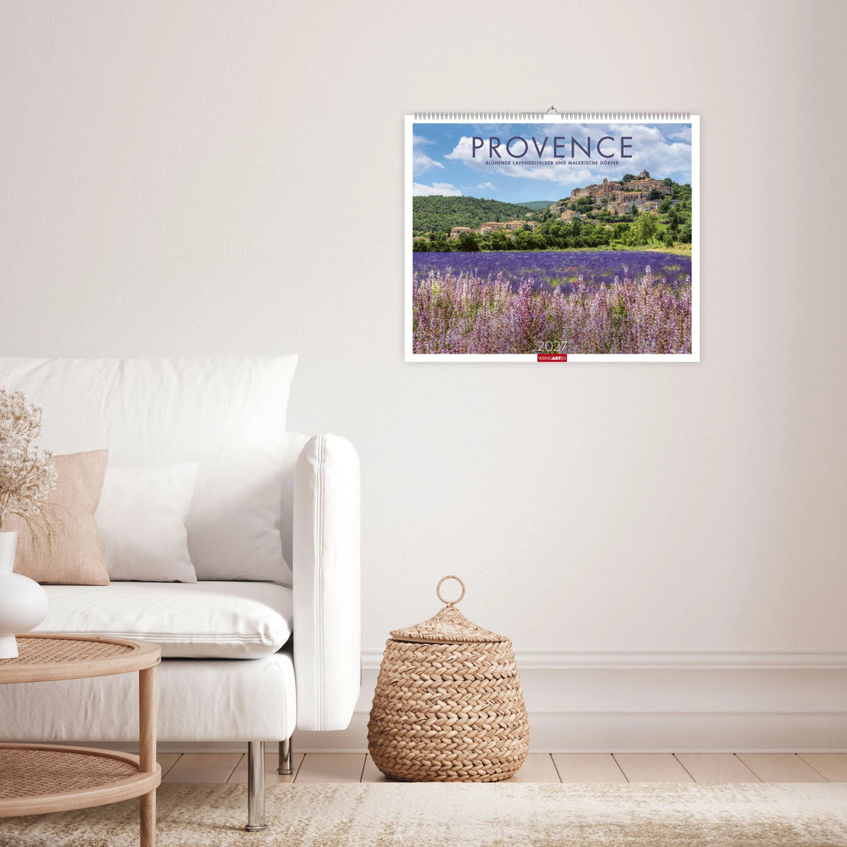 Provence Kalender 2027 - Blühende Lavendelfelder und malerische Dörfer – Ansicht