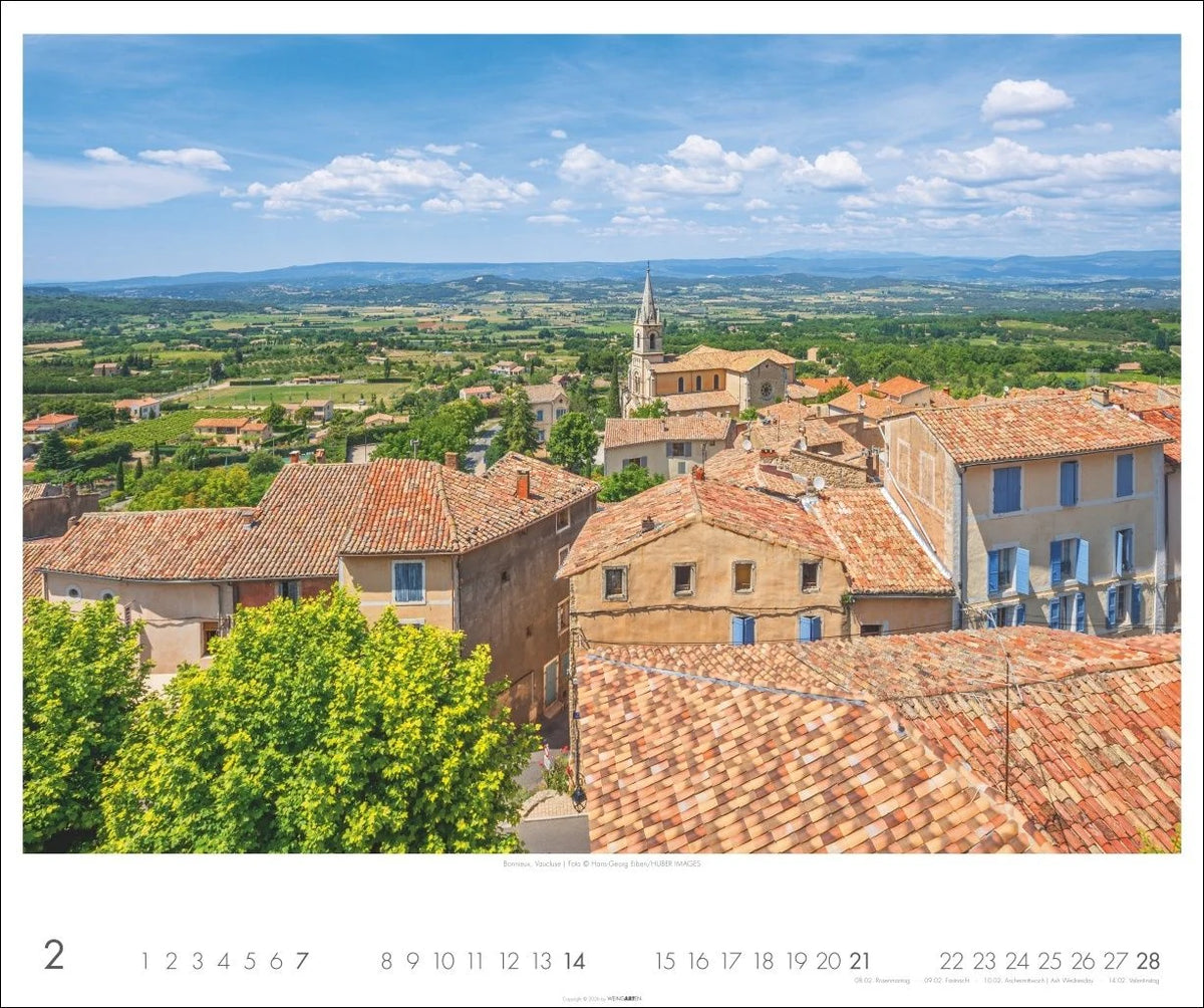 Provence Kalender 2027 - Blühende Lavendelfelder und malerische Dörfer – Ansicht