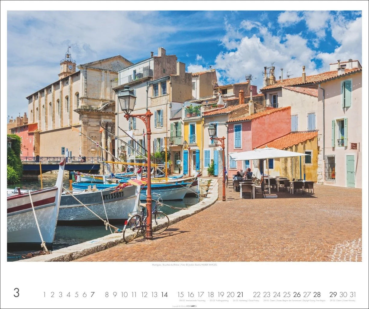Provence Kalender 2027 - Blühende Lavendelfelder und malerische Dörfer – Ansicht